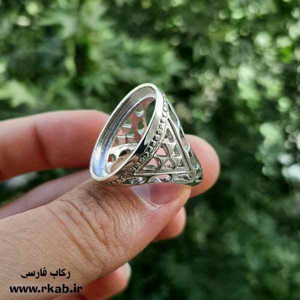 رکاب نقره انگشتر سینره فروشگاه رکاب فارسی خرید عمده نقره