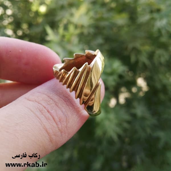 انگشتر برنجی بدون کفه فروشگاه رکاب فارسی