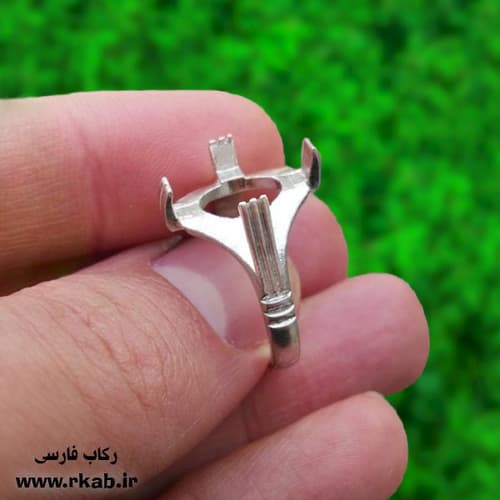 رکاب چهار چنگ نجفی نقره خرید آسان از فروشگاه رکاب فارسی