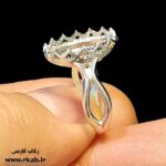 رکاب نقره ماشینی زنانه رکاب فارسی