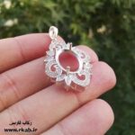 پلاک نقره زنانه فروش عمده بازار تهران رکاب فارسی