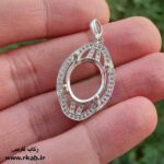 اویز نقره بدون سنگ فروشگاه رکاب فارسی عمده و تک