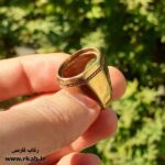 رکاب برنجی زیورالات مردانه رکاب فارسی ستاره