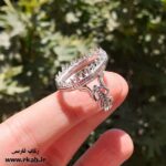 رکاب نقره آریا مدل مردانه عیار 925 رکاب فارسی