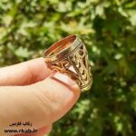 رکاب برنجی اروانه مدل مردانه رکاب فارسی