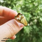 رکاب برنجی مردانه نسا بدون کف رکاب فارسی