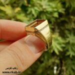 انگشتر برنجی آرش بدون سنگ رکاب فارسی