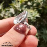رکاب انگشتر زنانه میشا نقره عیار 925 رکاب فارسی