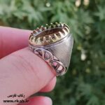رکاب جوندار نقره مردانه فروشگاه رکاب فارسی
