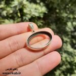 مدال نقره بدون سنگ آرشام رکاب فارسی