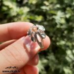 رکاب مردانه ریز نقره عیار 925 رکاب فارسی
