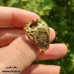 رکاب لوکس مردانه برنجی رکاب فارسی