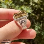 رکاب سنگین مستیل نقره مردانه در رکاب فارسی