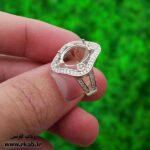 رکاب نقره زنانه مدرن عیار 925 رکاب فارسی