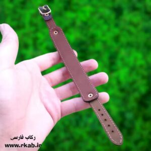 دستبند مردانه چرم