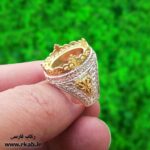 رکاب نقره طرح ترک عیار 925 مردانه رکاب فارسی