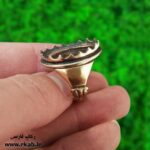 پایه انگشتر جدید برنجی رکاب فارسی