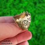رکاب مستطیل برنجی رکاب فارسی