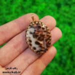 گردنبند سنگی عمده و تک در رکاب فارسی