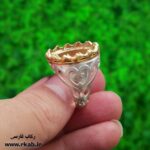 رکاب نقره شوشتری مردانه با بدنه اسپرت رکاب فارسی فروش آنلاین
