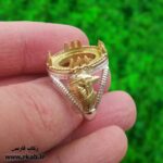 رکاب نقره عقاب اسپرت مردانه ریختگری دقیق رکاب فارسی