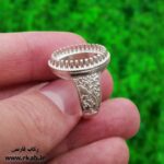 رکاب نقره کبوتر مناسب برای همه سنگ ها در رکاب فارسی