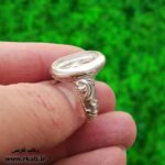 رکاب مردانه پایه باریک از جنس نقره رکاب فارسی
