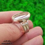 رکاب مردانه بدنه آینه جنس نقره رکاب فارسی