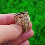 رکاب برنجی رزگلد مردانه رکاب فارسی