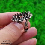 رکاب نقره سنتی طرح با اصالت صفوی مدل مردانه رکاب فارسی