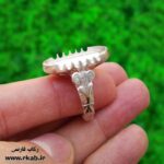رکاب نقره گیلان شاه بیضی کشیده رکاب فارسی