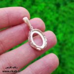 گردنبند نقره زنانه دخترانه رکاب فارسی