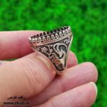 رکاب مردانه نقش کل جنس نقره رکاب فارسی
