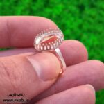 رکاب زنانه خیلی ساده نقره رکاب فارسی
