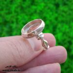 رکاب نقره برای انگشتر مردانه رکاب فارسی