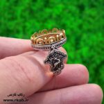 رکاب نقره گوزن مردانه عیار 925 در رکاب فارسی