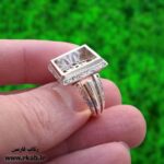رکاب نقره مستطیل پااردکی فروشگاه رکاب فارسی