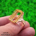 رکاب چهارگوش نقره مردانه رکاب فارسی