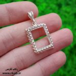 قاب زیورالات مستطیل برای ساخت گردنبند رکاب فارسی