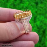 رکاب نقره مدل ورساچه مردانه رکاب فارسی