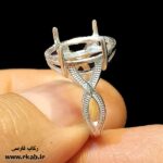 رکاب نقره زنانه ضربدری رکاب فارسی