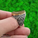 رکاب نقره نوروزی مردانه بدنه دار رکاب فارسی