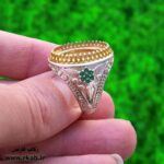 رکاب انگشتر نقره دلفان مدل مردانه لوکس