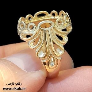 رکاب طلاروس مردانه فارسیل رکاب فارسی