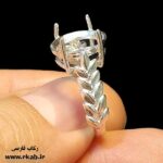 رکاب نقره خوشه گندم زنانه رکاب فارسی