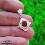 مدال نقره لوتوس زنانه رکاب فارسی