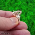 انگشتر نقره زنانه راین رکاب فارسی