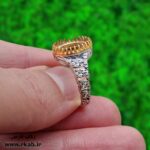 رکاب انگشتر نقره ثامن رکاب فارسی