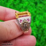 رکاب لاکچری نقره الهیه مردانه رکاب فارسی