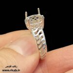 رکاب نقره آتیه زنانه عیار 925 تضمینی رکاب فارسی